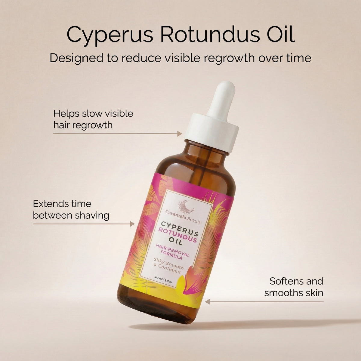 Cyperus Oil Treatment to Reduce Hair Growth (60 ml)