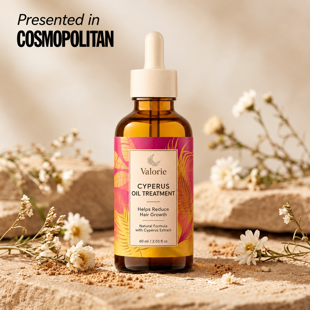 Cyperus Oil Treatment to Reduce Hair Growth (60 ml)